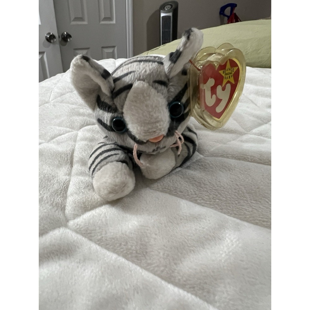 Original Beanie Babies "Prance" The Cat 1997 Retired with Tags Rare P.E pellets